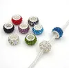 Multicolor Nouvelle résine Rison Perle Perle Collier en cristal à noyau argent Collier Loose Fit Braceles Perles 2525