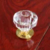 fashion deluxe diamond head drawer cupboard knobs pulls clear crystal gold dresser kitchen cabinet door handles knob