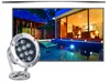 Bästa DC12V Undervattens LED-lampor 9W 1000lm Vattentät IP68 Swimmingfountain Lampa RGB / varm vit / ren vit rostfritt stål 304 lampkropp