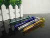 full length of the colored glass cigarette set and the hookah gun is about 10cm. It supports color customization bon