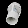 AC 110-220V 360 graden 60W PIR-inductie Motie Sensor IR Infrarood Human E27 Plug Socket Schakelaar Basis LED Bulb Lichtlamphouder