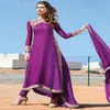 Ethnic Style Turkish women clothing muslim abaya dress islamic clothing for women jilbab robe musulmane dresses vestidos longos giyim Purple