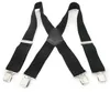 Clip-on Suspenders Elastic 11 Färg 5 cm Breda Färg Justerbara hängslen för Unisex Män Kvinnors Thanksgiving Day Julklapp