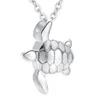 IJD9949 Totoise Shape Ash Souvenir Urne Never Fade Memorial Jewelry For Ashes Pendentif Collier Bijoux Vente Pas Cher