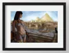 A.414 Egypt Pyramids The Cat Handpainted &HD Wall Art Print Original Oil Painting on Canvas high quality Home Decor Multi Size Framed &Unfra