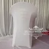 Cobertura branca do lycra do poliéster de 190gsm para a cadeira plástica do braço 100pcs