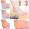 Silicone Foot Care Tool Fuktgivande Gel Heel Socks Cracked Skin Care Protector Pedicure Health Monitors Massager KKA2887
