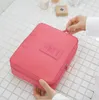 8 couleurs outil cosmétique forme carrée sac de voyage sac à main coloré voyage fermeture éclair organisateur sac à main décontracté