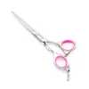 Lyrrebird Japan Hair Scissors 6 인치 헤어 전단 머리카락 가위 안티 아연 핸들 핑크 링 New5430007