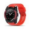 V8 relógio inteligente Bluetooth Relógios Android com 0.3M Camera MTK6261D DZ09 GT08 Smartwatch para android telefone com pacote de varejo 8 cores