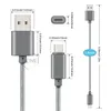 USB Type C Câble Métalage en métal tressé Micro Chargeur à haut débit durning pour les appareils Android