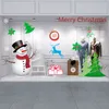 Christmas home decoration for Rooms Window Decor Home Wall "Merry Christmas" Decoration Wall Art 3d window decoration DIY Christmas Gift