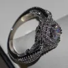 Victoria Wick 2016 Nowy Hot Luxury Biżuteria 925 Sterling Silver White Topaz Symulowany Diamentowe Gemstones Band Wedding Women Rings Rozmiar 5-11