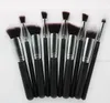 10st / set Professionell Mini Makeup Brushes Verktyg Satser Make Up Borstar Full kosmetisk borste Ögonskugga Läppansiktpulverborste