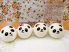 500pcs / lot gratis frakt 4cm jumbo panda squishy charms kawaii bullar bröd mobiltelefon nyckel väska rem hängande squishes lanyard