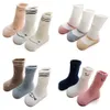 Cute Baby Boys Girls Newborn Cartoon Cotton Socks Infant Toddler Knee High Socks Soft Breathable