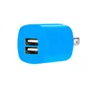 100pcSlot 2 Port USB Podwójny adapter ładowarki ściennej USB US Plug Home Travel ładowarka do smartfonemobile Phoneandroid Phone6661829