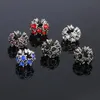 Подходит для ювелирных браслетов Big Hole Beads Crystal Dese Beads Charms для свободных бусин DIY Европейские колье аксессуары 2530