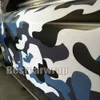 Blue White Black Large Camo Vinyl Car Wrap Styling med Air Rlease Gloss Matt Arctic Blue Camouflage Coating Stickers152x 10M 21785143