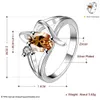 High grade Full Diamond fashion Hollow Ribbon 925 silver Ring STPR039B brand new red gemstone sterling silver plated finger rings