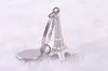 3D Metalen Simulatie Eiffeltoren Sleutelhanger Franse Souvenir Parijs Sleutelhanger Sleutelhanger Sleutel Houder Sleutelhanger