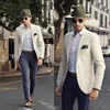 Custom made Cool Groom Tuxedos Two Pieces Slim Fit Formal Men Suit High Quality Men Wedding Suits