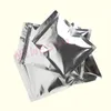 12x20cm 100pcs aluminum foil ziplock bag grip sealed zipper bag dust-free dry flower reclosable storage bag