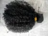 capelli umani afro grossolani brasiliani tesse prodotti queen estensioni dei capelli di colore naturale 100 g 1 pacchetto4961960
