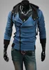 Partihandel-2016 Stylish Mens Assassins Creed 3 Desmond Miles Costume Hoodie Cosplay Coat Jacket