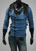 Grossist-2016 Snygg Herr Assassins Creed 3 Desmond Miles Costume Hoodie Cosplay Coat Jacket