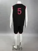 High Quality Basketball Jersey Cosplay Kuroko no Basuke Daiki Aomine NO.5 Cosplay Costume Sports Wear Top+Shirt Black