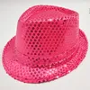 Nya Sequins Män Kvinnor Barn Fedora Hat Mode Vuxen Boys Tjejer Kids Top Mössor Sommar Monterad Jazz Cap Sun Hattar Högkvalitativ GH-54