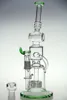 bong plus récent 12 "pouces de hauteur tuyaux en verre fumer pipe à eau recycleur bongs en verre plate-forme pétrolière en verre avec joint Matrix Percolator 18.8mm