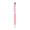 Colores Stylus Pen Crystal 2 in1 Pantalla táctil Stylus Ballpoint Pen para iPhone iPad Samsung Galaxy Tablet PC Teléfono