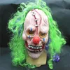 Halloween Scary Party Mask Latex Funny Clown Wry Face October Spirit Festival Emulsion Terror Masquerade Masks Children Adult 20pcs