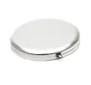 65mm Compact Mirror Silver Blank Pocket förstorande Kometiska sminkspegel bröllop gynnar gåva M065p gratis frakt