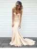 Graceful Strapless Mermaid Prom Dresses With Sweep Train 2017 Simple Long Prom Dress Sexy Evening Formal Dress