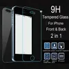 100pcs/lot 0.3mm Tempered Glass Protector For iPhone 7 6 6s plus 8 X XS 11 12 13 14Pro Max XR Screen Film 9H Explosion Proof