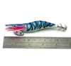 20 piezas 12cm 14,5g señuelo de calamar pesca Jigging pulpo calamar gancho 3,0 # plantillas sepia madera camarón anzuelos de pesca Señuelos de Pesca