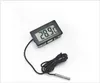 2 Meter Linie FY-10 Thermometer Embedded Professinal Mini LCD Digital Temperatursensor Gefrierschrank Thermometer -50-110C Controller Schwarz Weiß