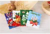 Christmas Cards Printed Xmas Ornaments Wishing Card 6.5X5.5Cm Sweet Wish Lovely For Birthday Kids Gift With Retail Package