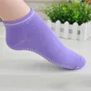 Wholesale-2016 Women Pilates Non Slip Grip Socks Cotton Dance Sport Massage Ankle Sock