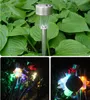 Lampade solari a LED Luci solari a LED per esterni impermeabili Luci a LED in acciaio inossidabile per paesaggi da giardino Luce da giardino Luce solare da giardino MYY