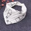 Ins 12 Stijl Baby Bibs 100% Katoen Lunch Bibs / Handdoek Saliva Baby Kinderen Zuigelingen 4 Lagen Gaas gewassen met waterbaddoek