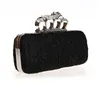 Dames handtas Dames avondtasje voor feestdag Koppelingen Knuckle Boxed Clutch Bag Kristallen clutch Cvening Bag voor bruiloften HQB1716219K