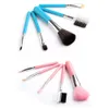 Marque petite mini 5pcs de maquillage des brosses de maquillage cadeau outils cosmétiques outils à paupières fondation cosmétique de maquillage cosmétique brosses blushs kit rose b4351514