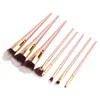 8pcs/lot/Set Cosmetic Makeup Brush Set Pinceaux Pincel Maquillage For Eyes Facial Foundation Eyeshadow Blush Brush Set