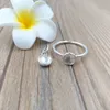 April Droplet Rock Crystal Band Rings Authentic 925 Sterling Silver Rings Fits European Style Jewelry Andy Jewel 191012RC3721990