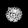 Crystal Heart Love Brooches Pins Dress Comse Corsage Brooch Diamond Fashion Jewelry Wedding Gift 170265