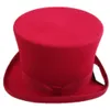 Whole3Color Steampunk Hut diy Mad Hatter Top Hat Victorian President Traditioneller Woll Fedoras Hut Onkel Sam Beaver Hat4220329